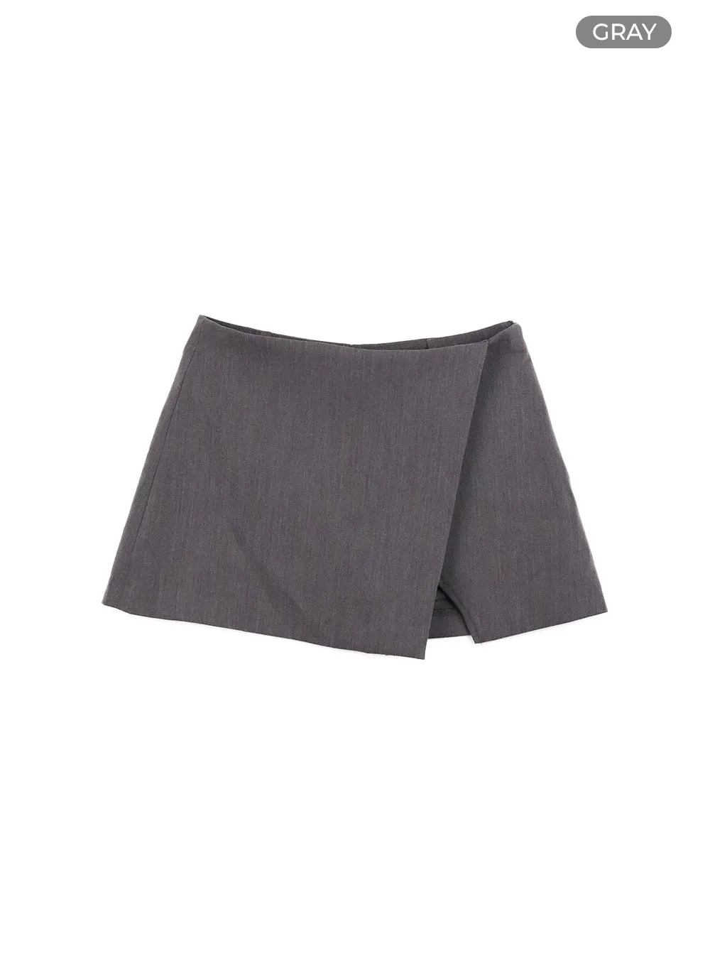Basic Slit Mini Skorts CY417