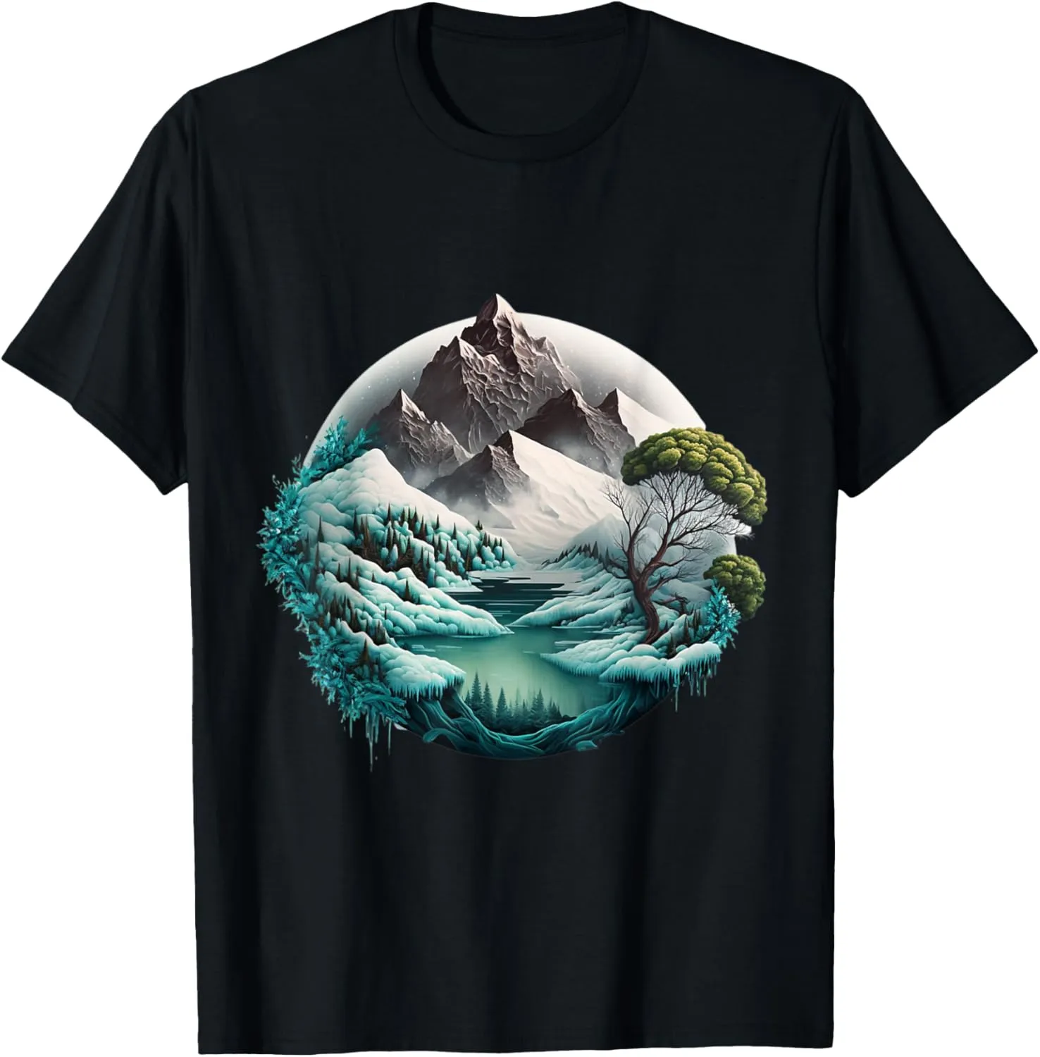 Beautiful mountain landscape for hiking T-Shirt