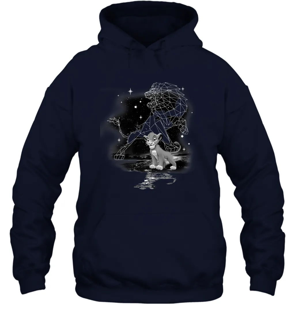 Disney Lion King Young Simba Star Gazing Premium Unisex Hooded Sweatshirt