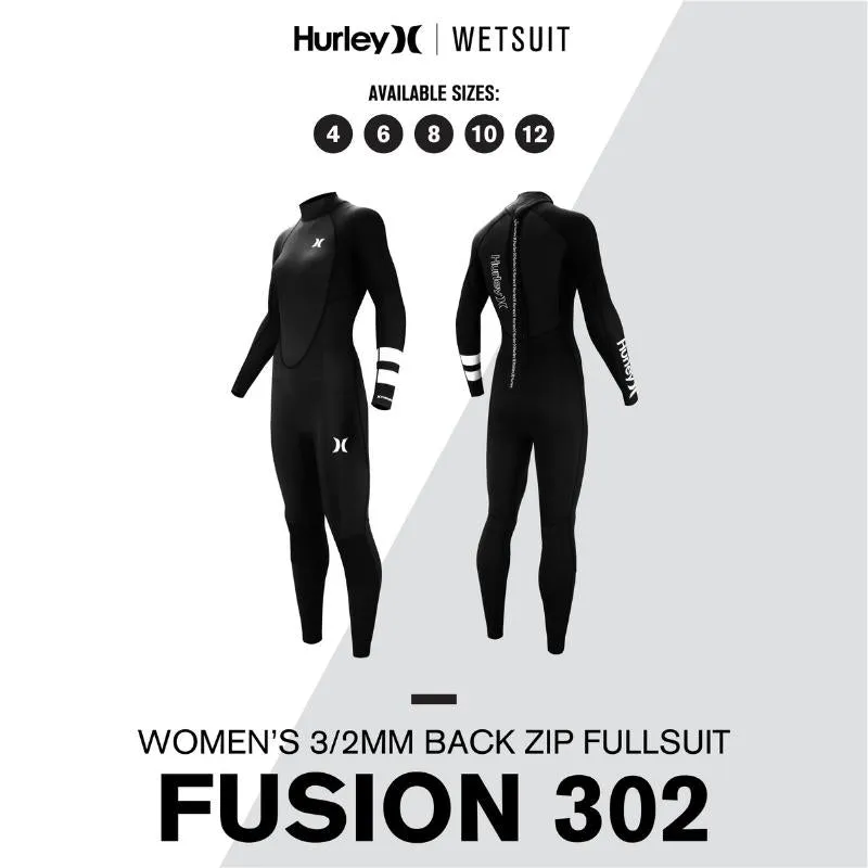 Hurley Fusion Wetsuits Women 302 Back Zip