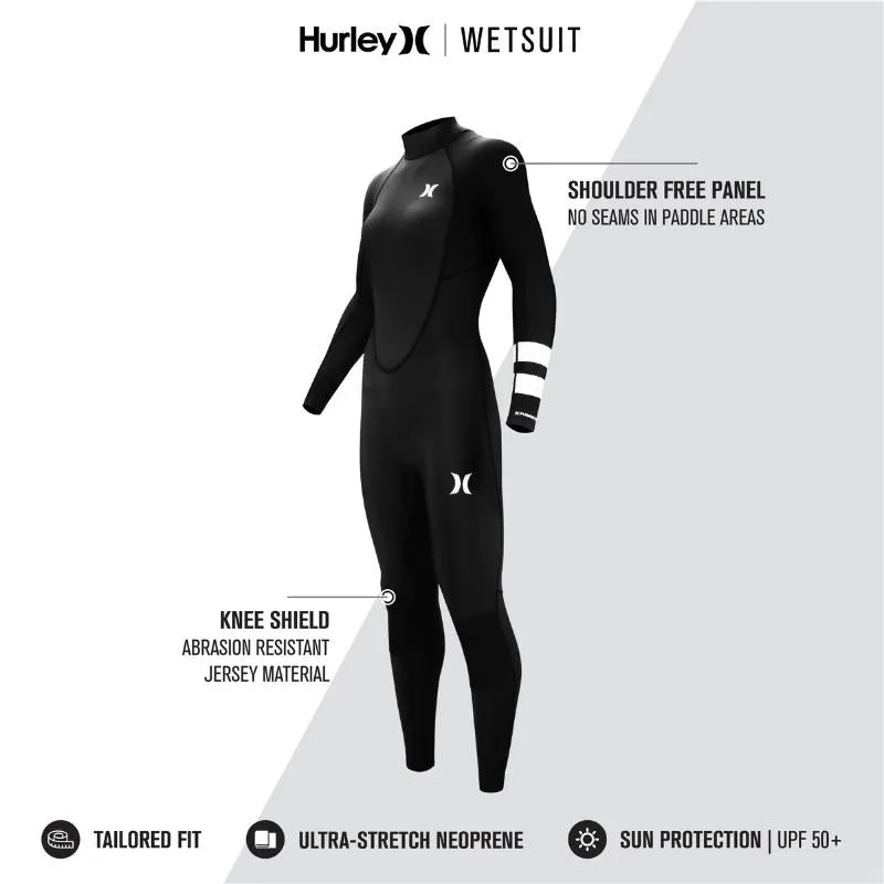 Hurley Fusion Wetsuits Women 302 Back Zip