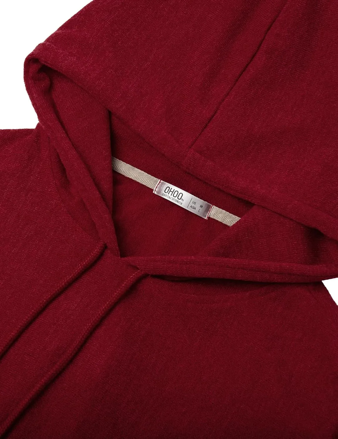 Ohoo Men's Hooded Poncho Cape Cloak Fashion Hoodie Pullover with Pocket