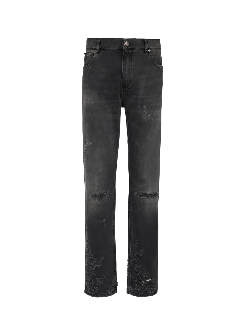 Regular Destroyed Denim Pants